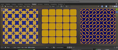 3 Patterns : Supershape (2D) , Squircle & Truchet preview image